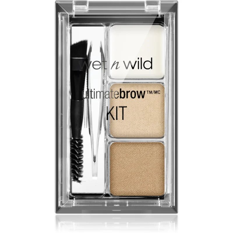 Wet n Wild Ultimate Brow Kit set za popolne obrvi odtenek Soft brown 2.5 g