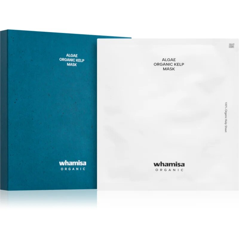 WHAMISA Algae Organic Kelp Mask globinsko regeneracijska maska z morskimi algami 5 kos