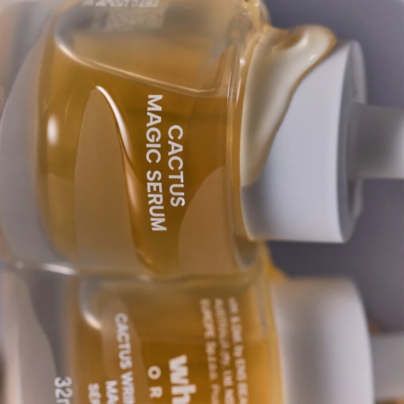 WHAMISA Cactus Magic Serum serum proti gubam za osvetljevanje kože in hidratacijo 32 ml