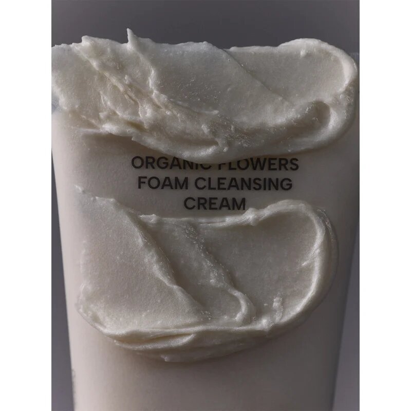 WHAMISA Organic Flowers Foam Cleansing Cream čistilna penasta krema za globinsko čiščenje 150 ml
