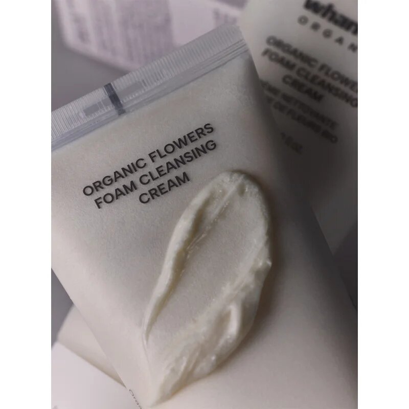 WHAMISA Organic Flowers Foam Cleansing Cream čistilna penasta krema za globinsko čiščenje 150 ml