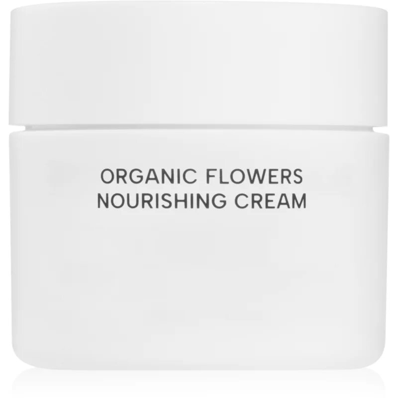 WHAMISA Organic Flowers Nourishing Cream hranilna krema za obraz z učinkom liftinga in učvrstitve 50 ml