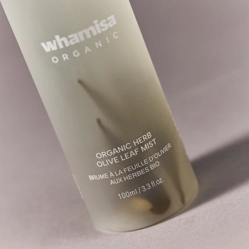 WHAMISA Organic Herb Olive Leaf Mist ultranežna meglica za pomiritev kože 100 ml