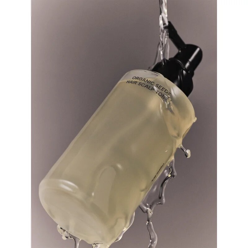 WHAMISA Organic Seeds Hair Scalp Tonic osvežilni tonik za spodbujanje rasti las 165 ml