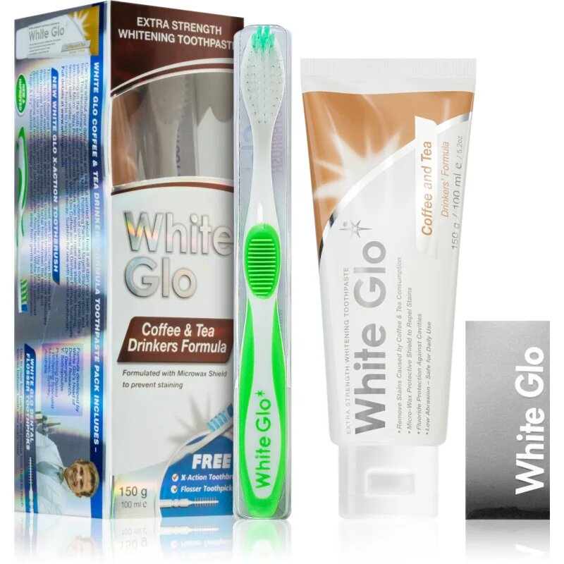 White Glo Coffee & Tea Drinkers Formula set zobne nege
