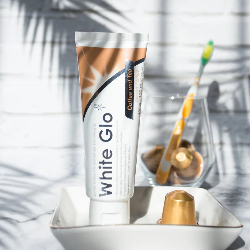 White Glo Coffee & Tea Drinkers Formula set zobne nege