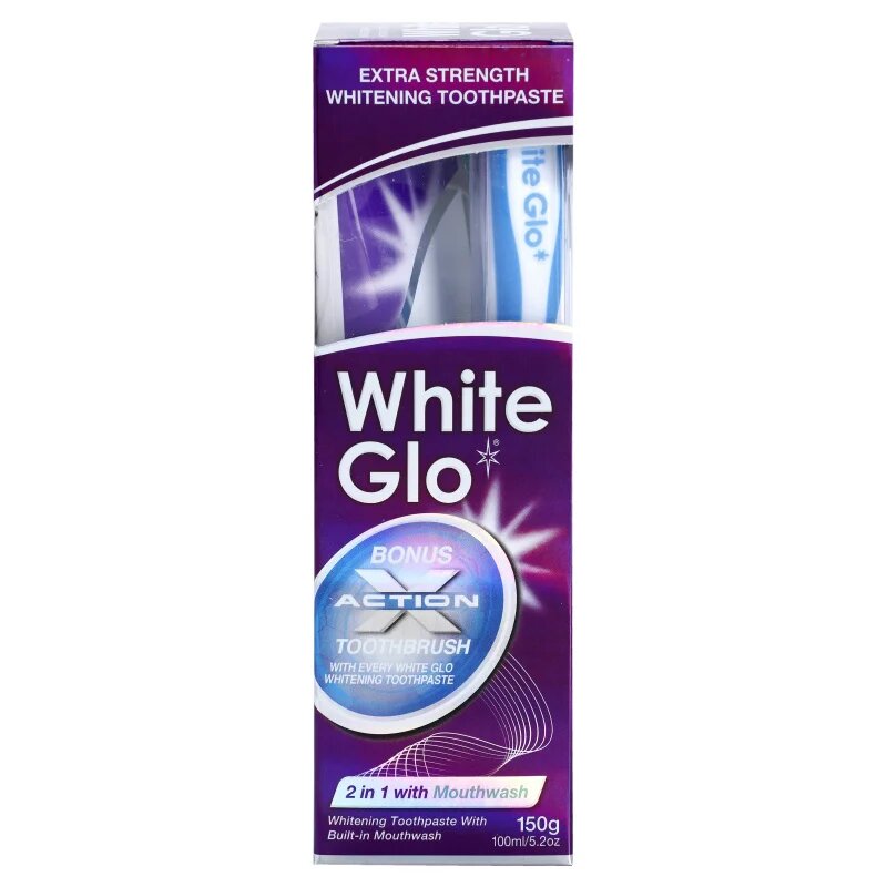White Glo Professional 2 in1 set zobne nege 2 v 1