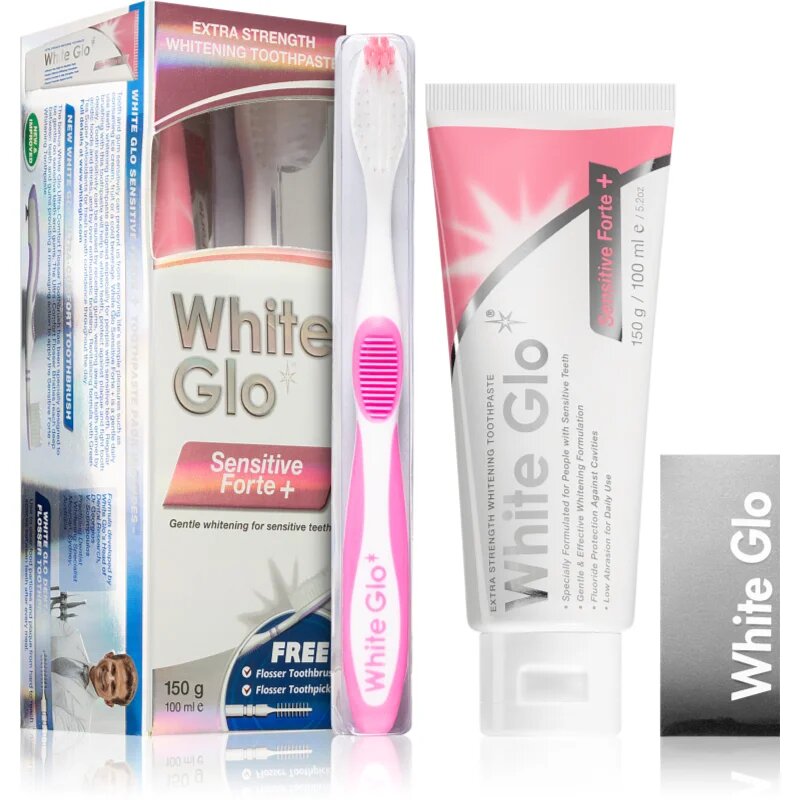 White Glo Sensitive Forte set zobne nege