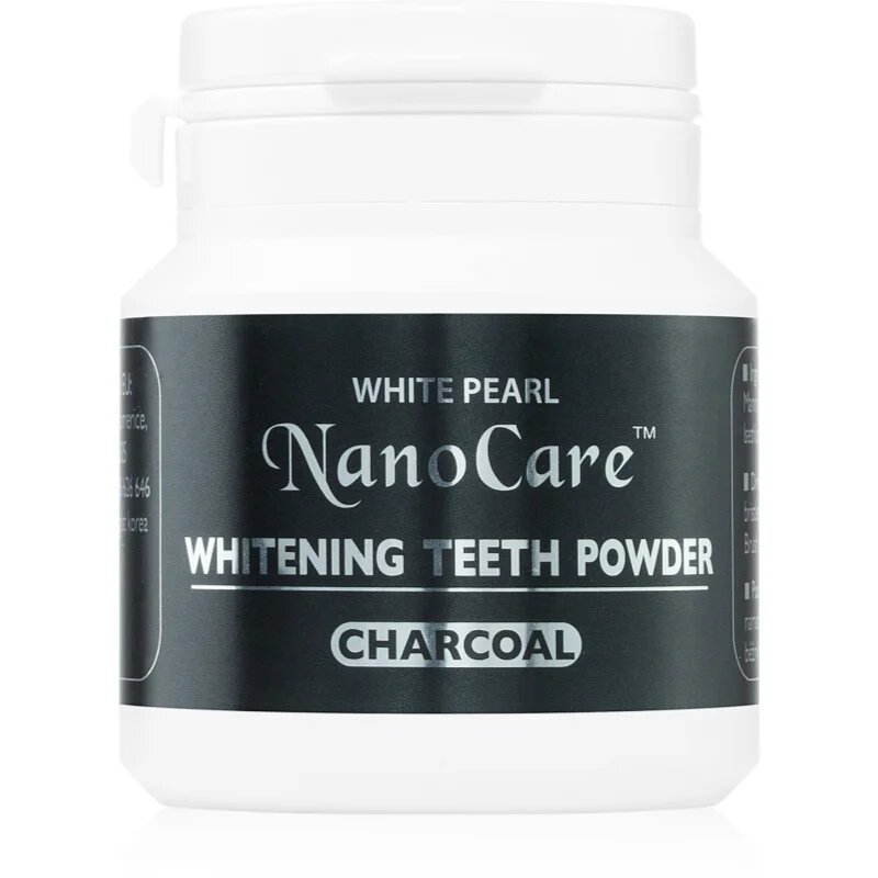 White Pearl NanoCare puder z aktivnim ogljem za beljenje zob 30 g