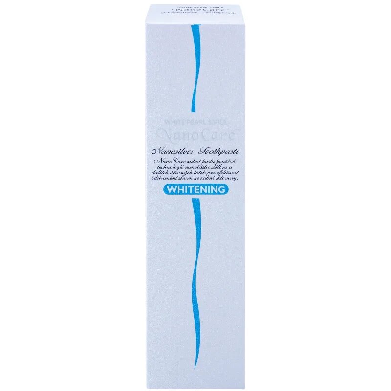 White Pearl NanoCare Whitening zobna pasta z nanodelci srebra proti madežem na zobni sklenini 100 g