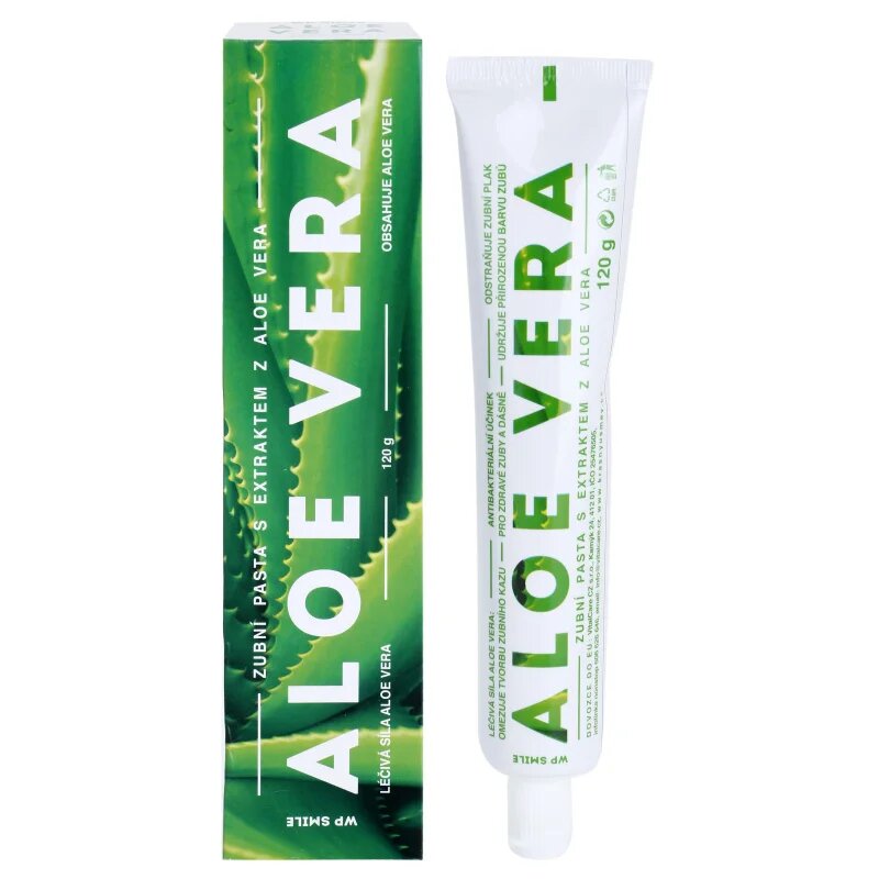 White Pearl Smile Aloe Vera zobna pasta za zdrave zobe in dlesni 120 g