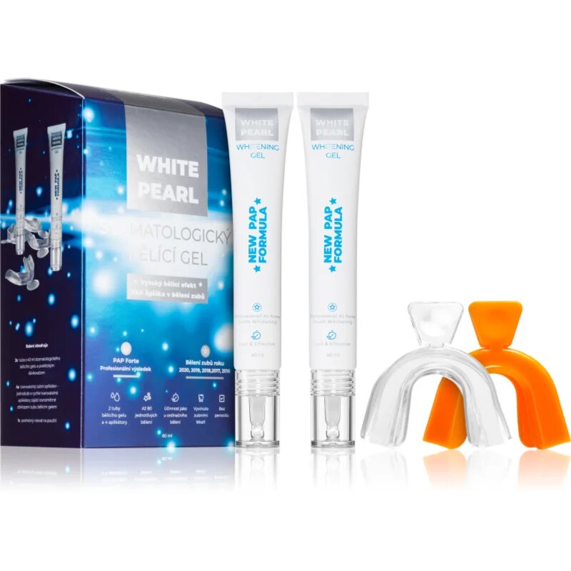 White Pearl System PAP Whitening stomatološki belilni gel 2x40 ml