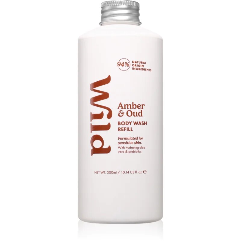 Wild Amber & Oud Refill gel za prhanje nadomestno polnilo 300 ml