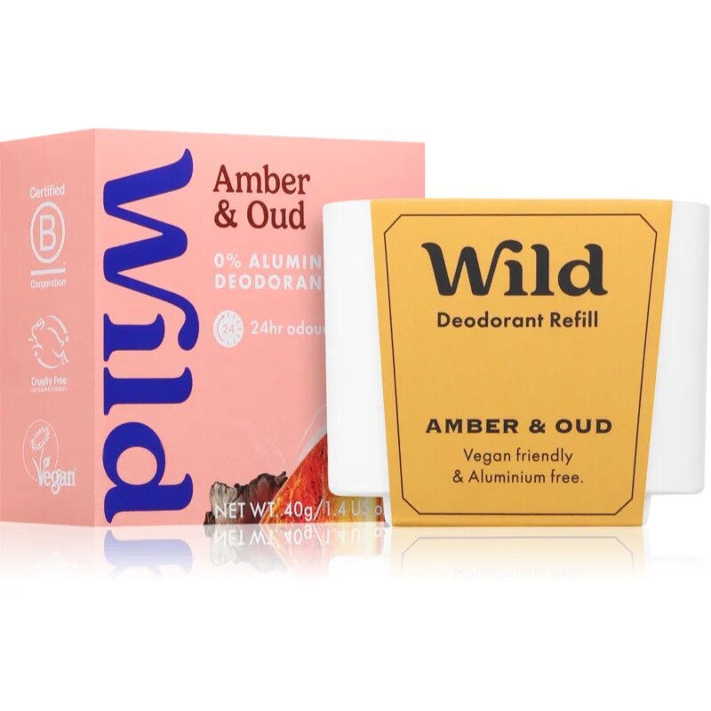 Wild Amber & Oud Refill trdi deodorant nadomestno polnilo 40 g