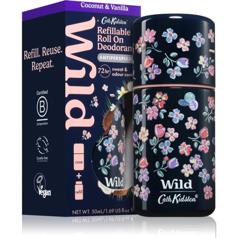 Wild Coconut & Vanilla Marble Ditsy Case antiperspirant roll-on z etuijem 50 ml