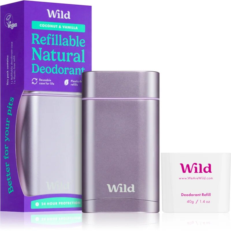 Wild Coconut & Vanilla Purple Case trdi deodorant z etuijem 40 g