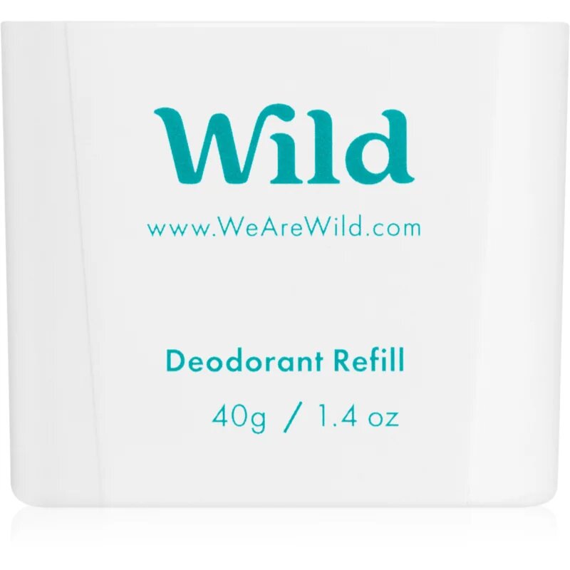 Wild Fresh Cotton & Sea Salt trdi deodorant nadomestno polnilo 40 g