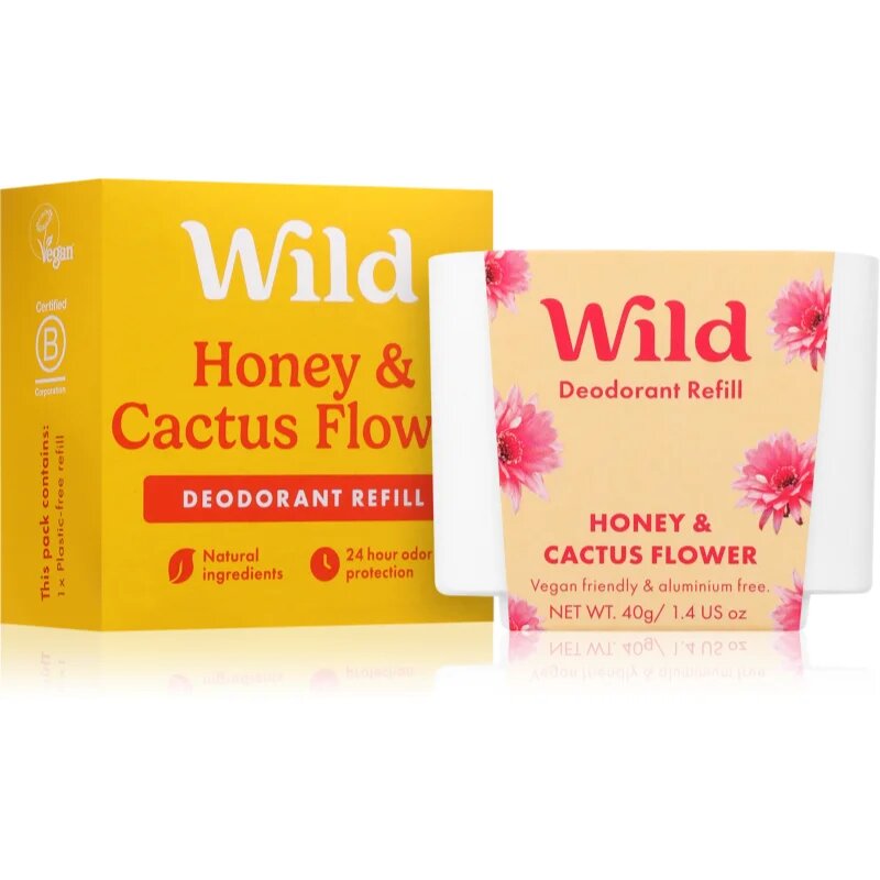 Wild Honey & Cactus Flower trdi deodorant nadomestno polnilo 40 g
