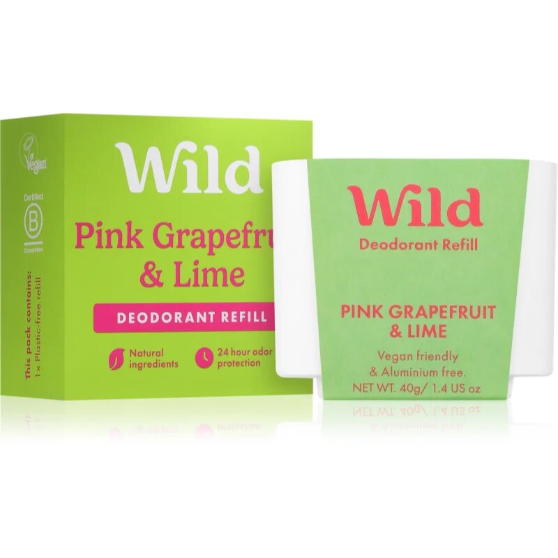 Wild Pink Grapefruit & Lime trdi deodorant nadomestno polnilo 40 g