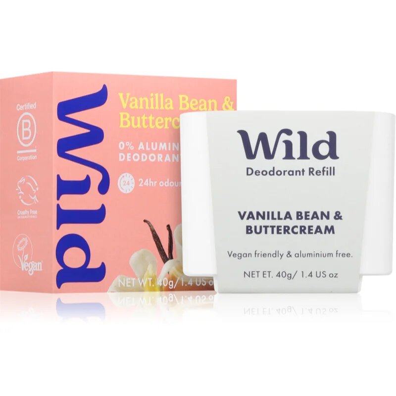 Wild Vanilla Bean Buttercream Refill trdi deodorant nadomestno polnilo 40 g