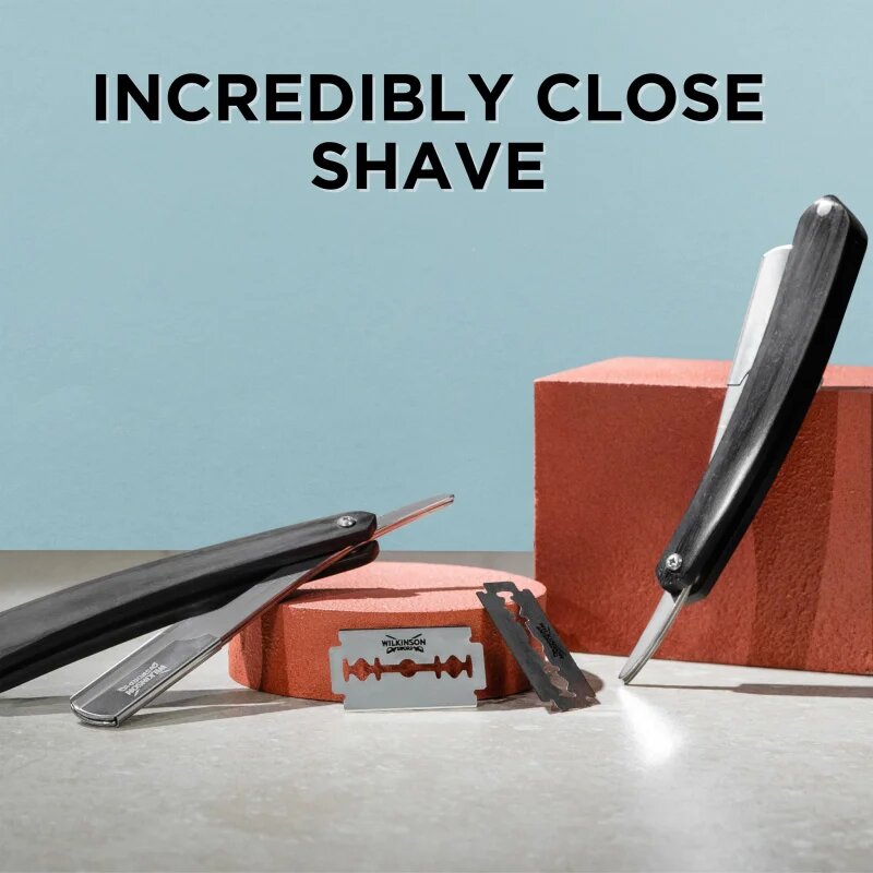 Wilkinson Sword Barber's Style Straight Edge klasična britvica za britje + nadomestne britvice