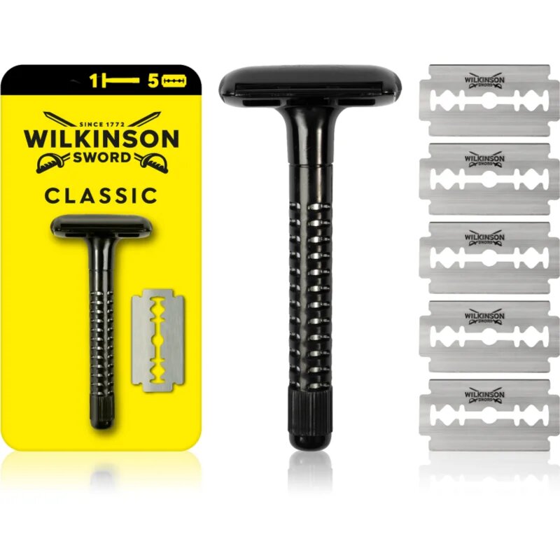 Wilkinson Sword Classic brivnik + nadomestne britvice 5 kos
