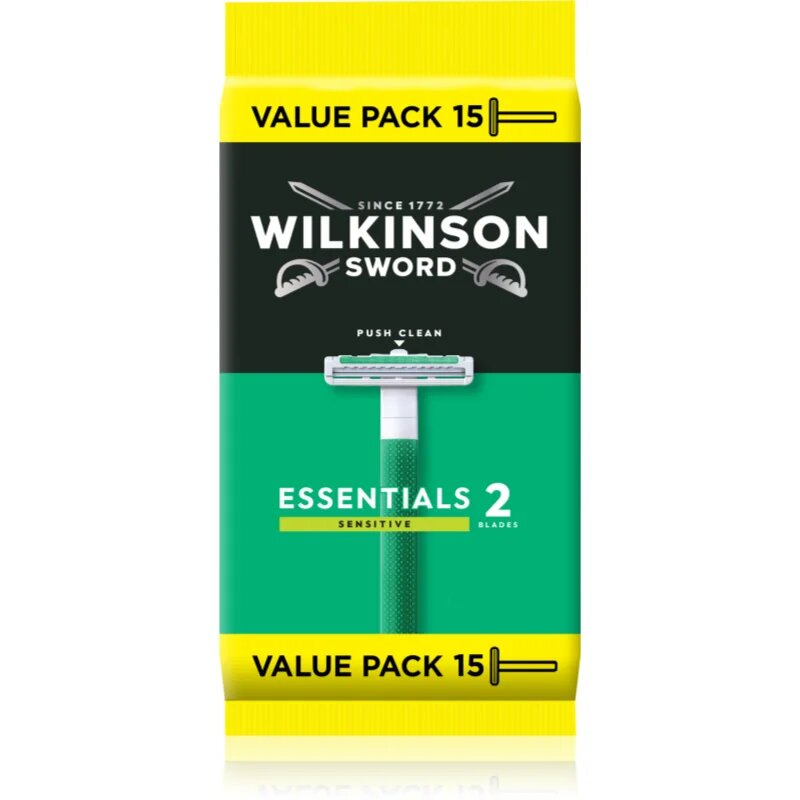 Wilkinson Sword Essentials 2 Sensitive brivniki za enkratno uporabo 15 kos