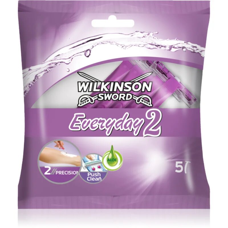 Wilkinson Sword Everyday 2 brivniki za enkratno uporabo za ženske 5 kos