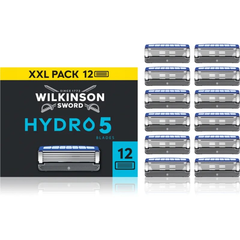 Wilkinson Sword Hydro5 Skin Protection Regular nadomestne glave 12 kos
