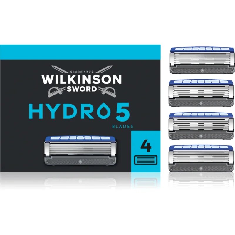 Wilkinson Sword Hydro5 Skin Protection Regular nadomestne glave 4 kos