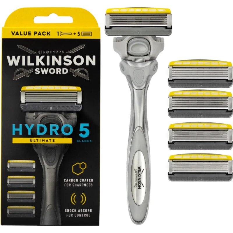 Wilkinson Sword Hydro5 Ultimate brivnik + nadomestne glave 5 kos