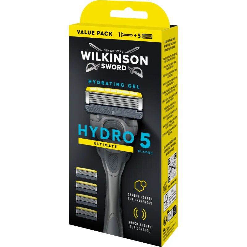 Wilkinson Sword Hydro5 Ultimate brivnik + nadomestne glave 5 kos
