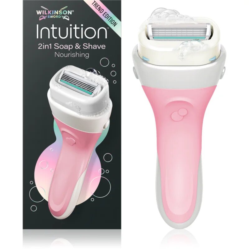 Wilkinson Sword Intuition 2in1 Soap & Shave Nourishing ženski brivnik