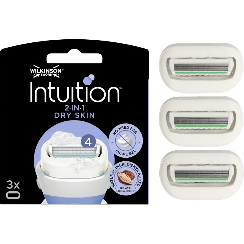 Wilkinson Sword Intuition Dry Skin nadomestne britvice 3 kos