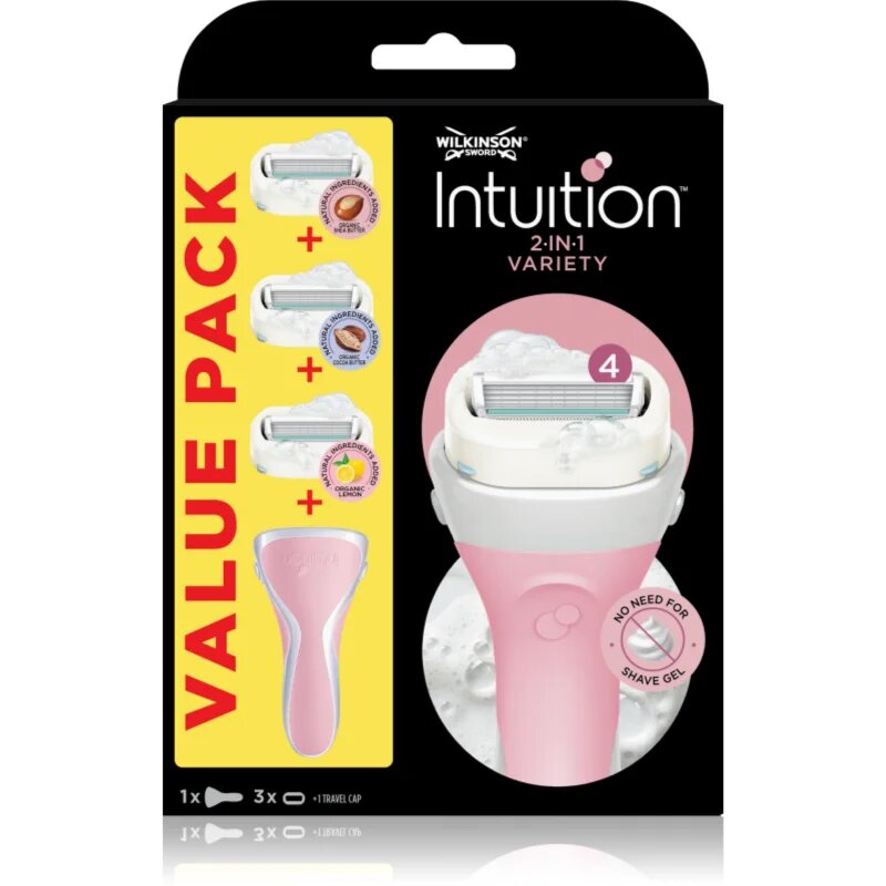 Wilkinson Sword Intuition Variety Edition set za britje za ženske