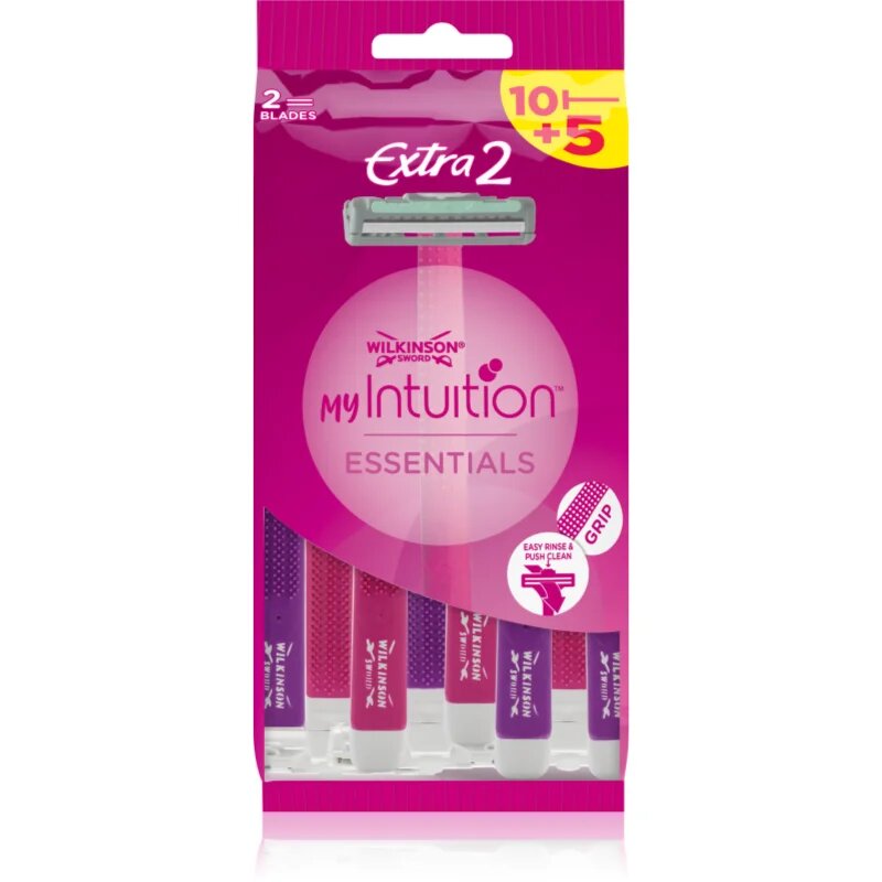 Wilkinson Sword My Intuition Extra 2 brivniki za enkratno uporabo Essentials 15 kos