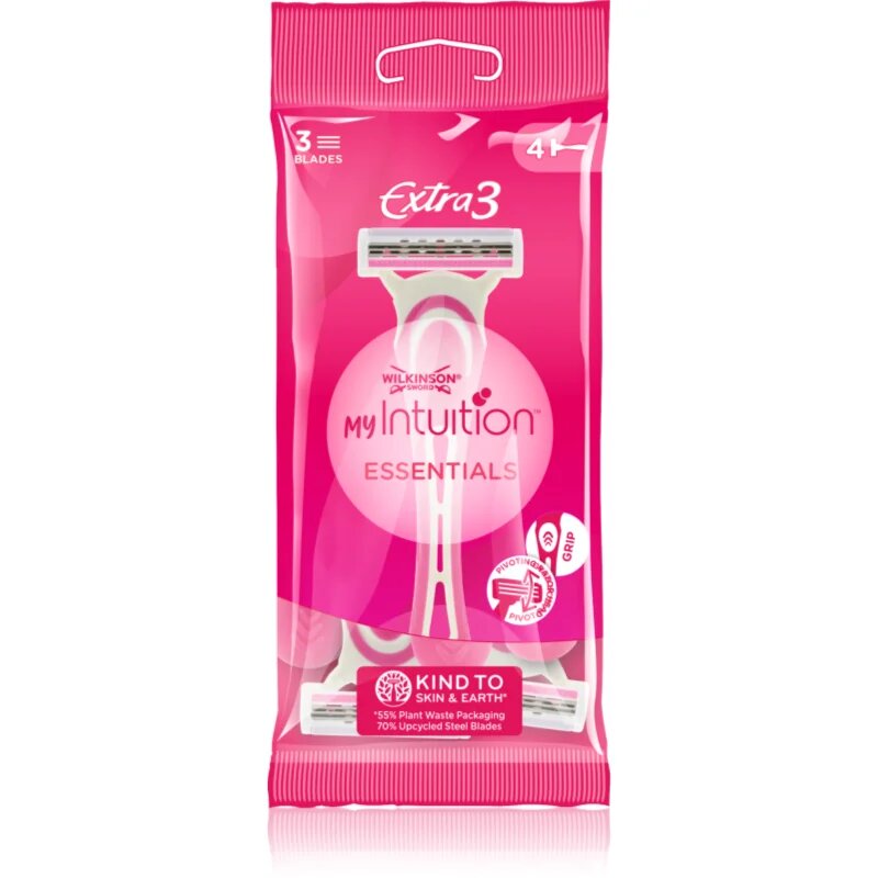 Wilkinson Sword My Intuition Extra 3 brivniki za enkratno uporabo Essentials 4 kos