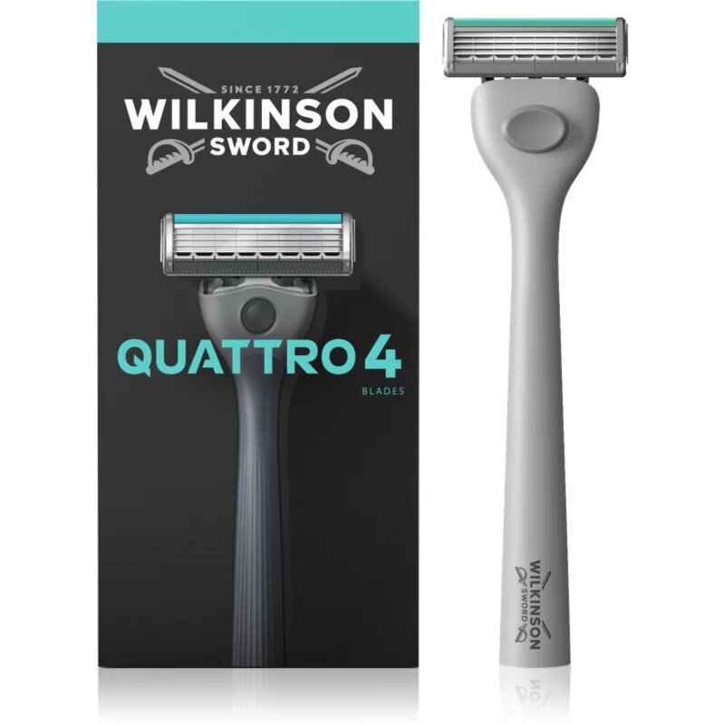 Wilkinson Sword Quattro brivnik za moške 1 kos