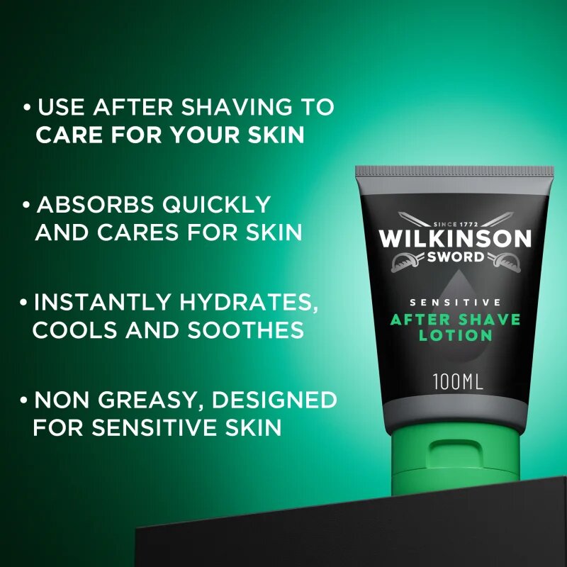 Wilkinson Sword Sensitive After Shave Lotion vlažilni losjon za po britju 100 ml