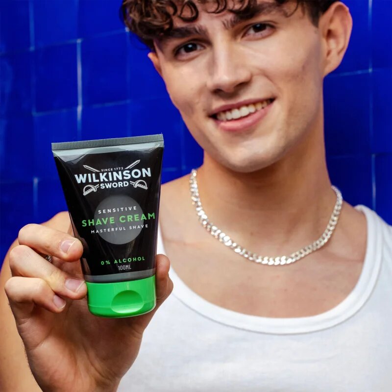 Wilkinson Sword Sensitive Shave Cream krema za britje za moške 100 ml