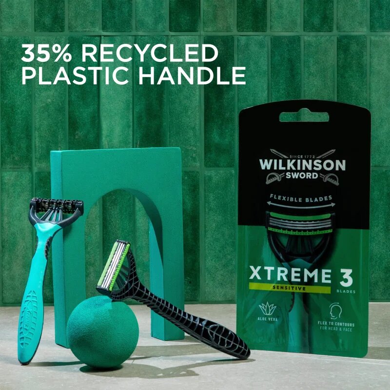 Wilkinson Sword Xtreme 3 Sensitive brivniki za enkratno uporabo za moške 12 kos