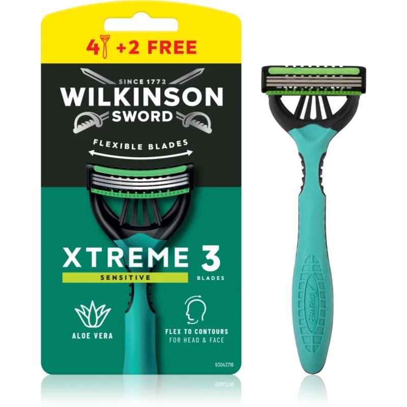 Wilkinson Sword Xtreme 3 Sensitive brivniki za enkratno uporabo za moške 6 kos