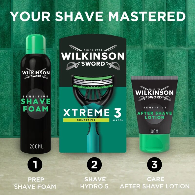 Wilkinson Sword Xtreme 3 Sensitive brivniki za enkratno uporabo za moške 6 kos