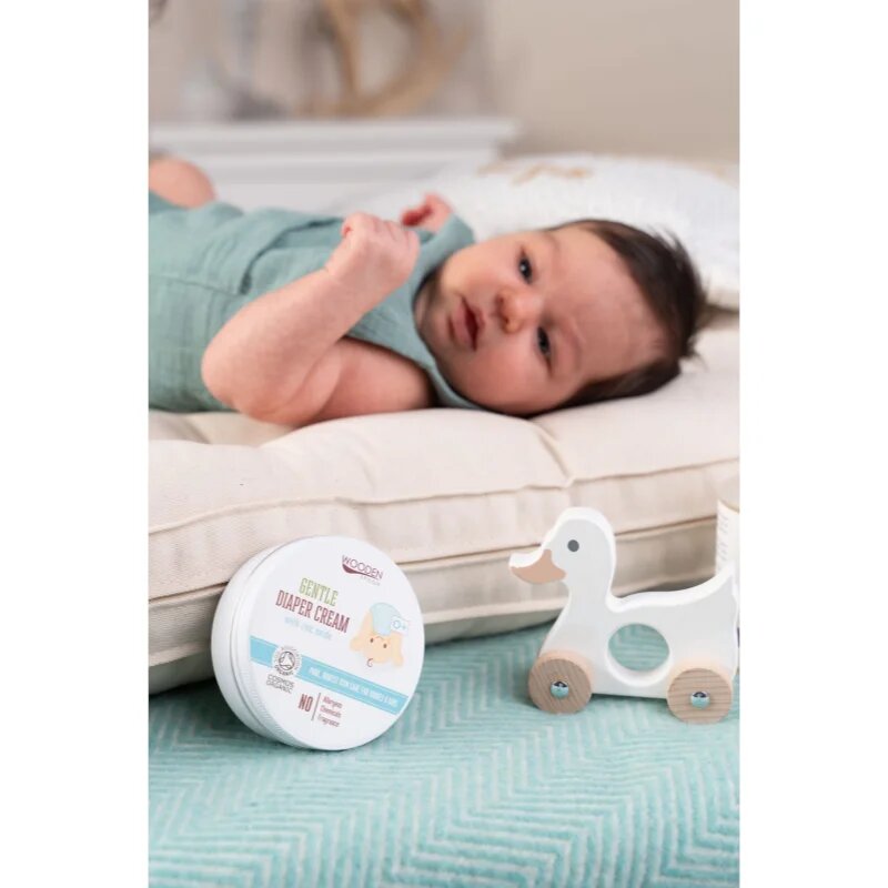 WoodenSpoon Gentle otroška zaščitna krema proti vnetju ritke 100 ml