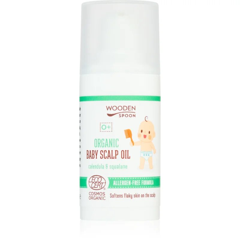 WoodenSpoon Organic nega lasišča za otroke od rojstva 15 ml
