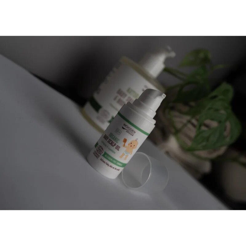 WoodenSpoon Organic nega lasišča za otroke od rojstva 15 ml
