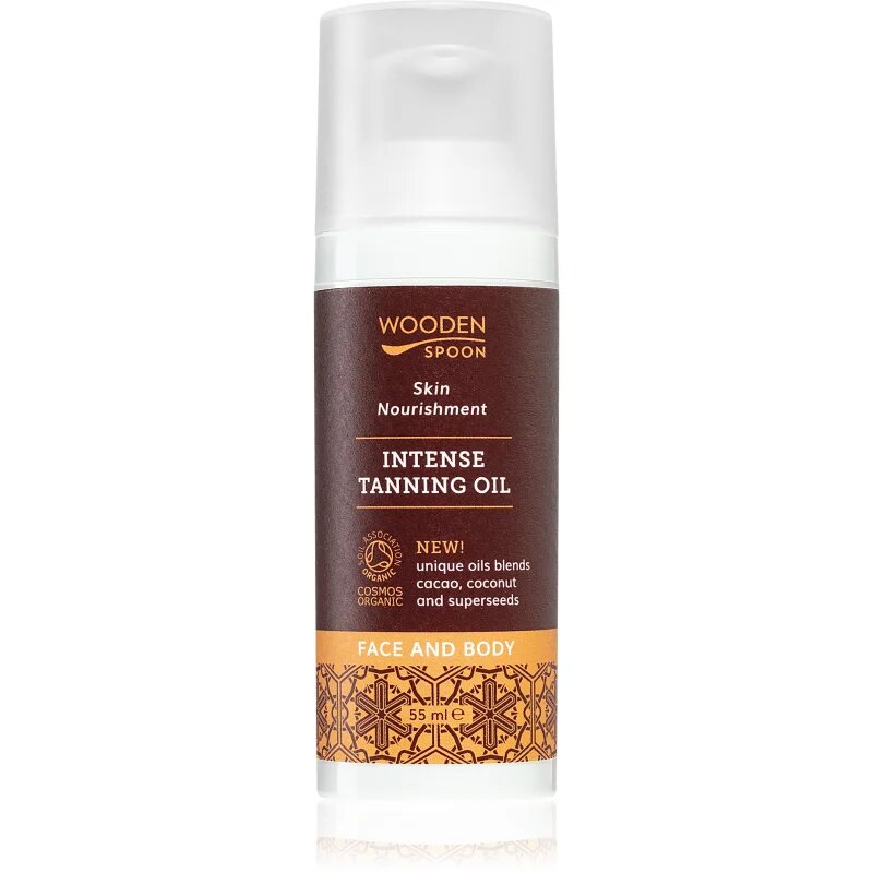WoodenSpoon Skin Nourishment negovalno olje za telo za intenzivno porjavelost 50 ml