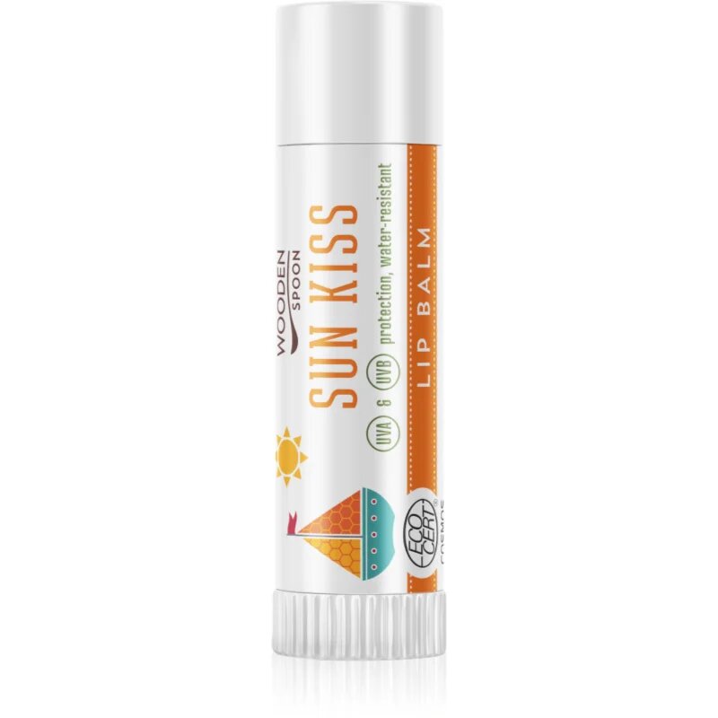 WoodenSpoon Sun Kiss balzam za ustnice SPF 45 4.3 ml