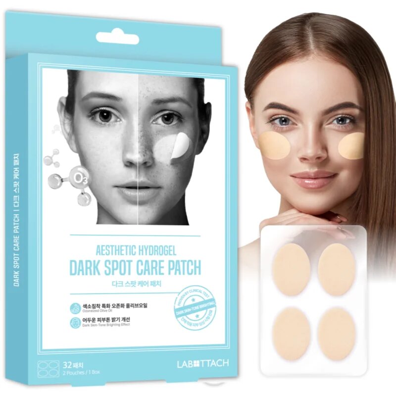 Wooshin Labottach Dark Spot Care Patch hidrogel obliži za osvetlitev predela okoli oči 16 kos