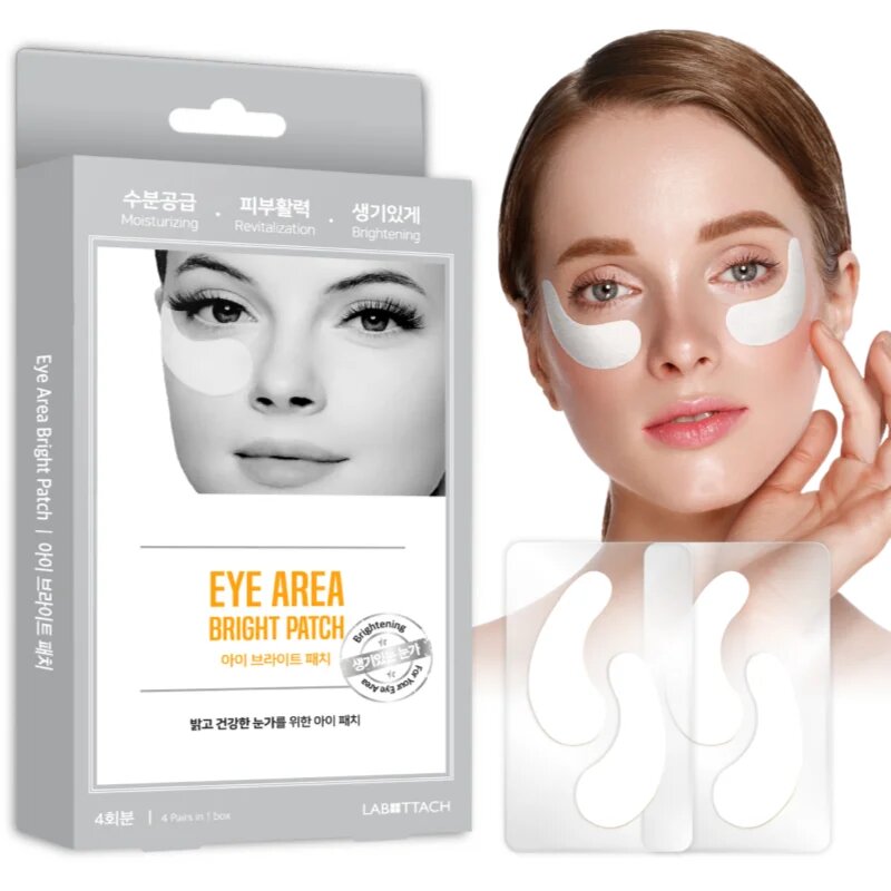 Wooshin Labottach Eye Area Bright hidrogel blazinice 4 par